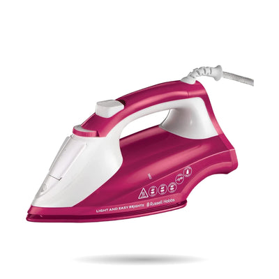 Russell Hobbs Light and Easy Brights Steam Iron 26486- Berry