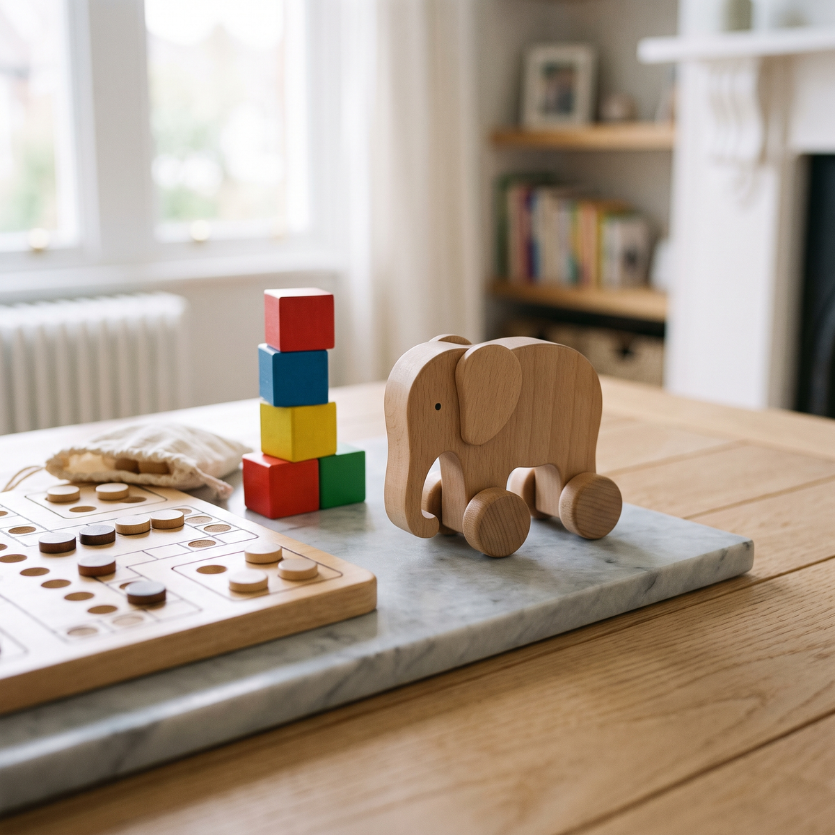 Wooden toys and games