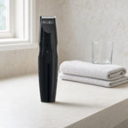 Wahl GroomEase Beard Trimmer Rechargeable 8 Lengths 0.5-12mm 9685-517 New — in context on a shelf at home