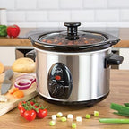 Quest 1.5 Litre Compact Slow Cooker Stainless Steel- 35260, product photo 14