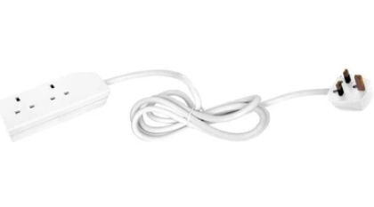 Daewoo 13A Extension Lead - 2 Gang, 2m