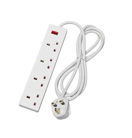 Daewoo 13A Extension Lead - 4 Gang, 5m