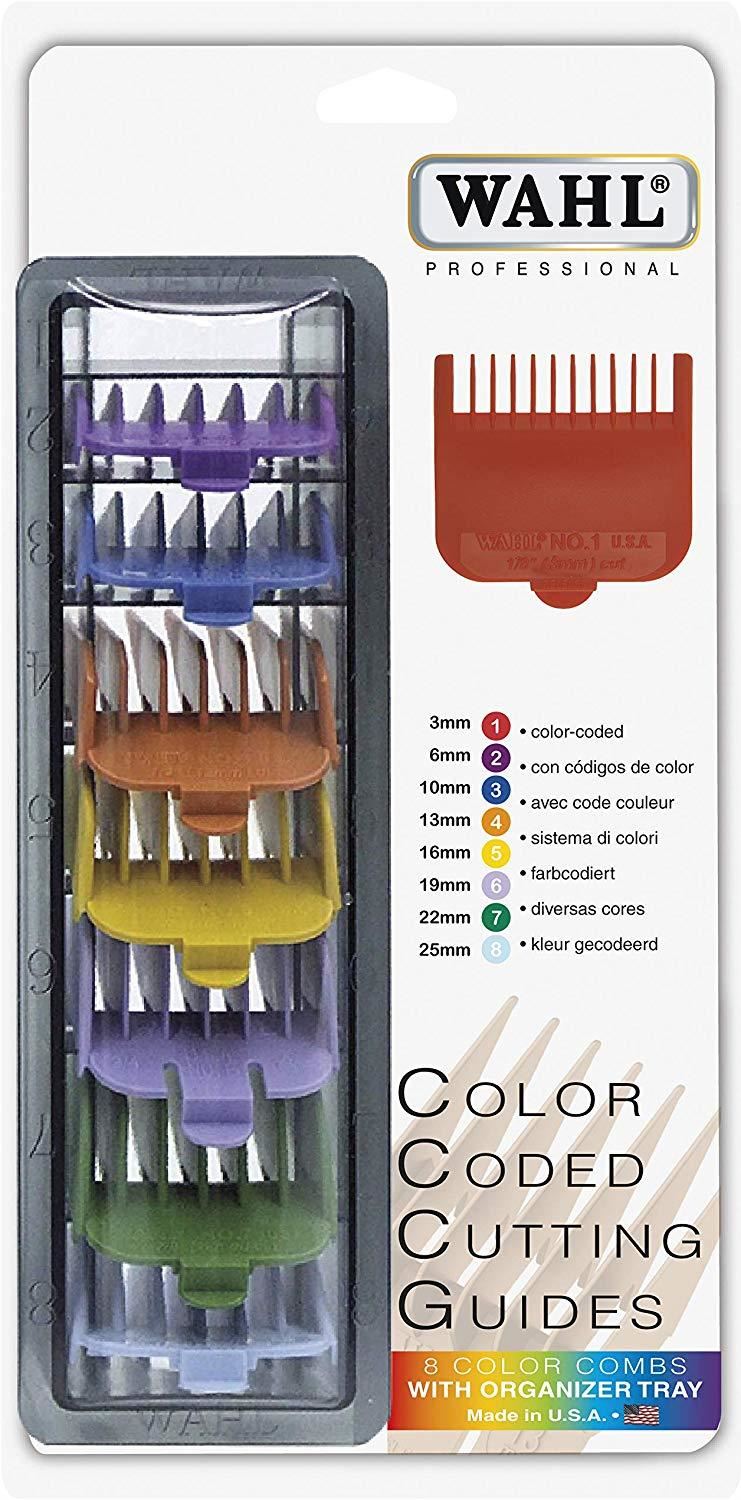 Wahl multi coloured comb set, product photo 1