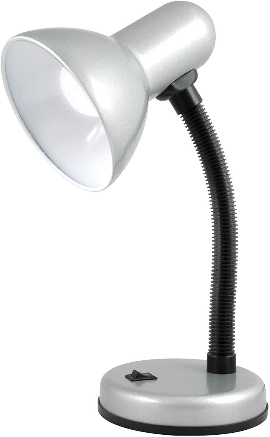 Lloytron 35W Classic Flexi Desk Lamp - Silver / Black / White, product photo 2