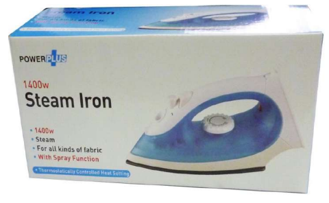 Powerplus Steam Iron 1400 Watts, product photo 1