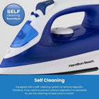 Hamilton Beach SteamMax 2200W Blue & White Steam Iron, product photo 3