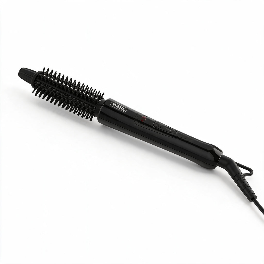 Wahl Ceramic Hot Brush 19mm Barrel Hair Styler Curls Waves 200°C Quick Heat New — hero, three-quarter view on white