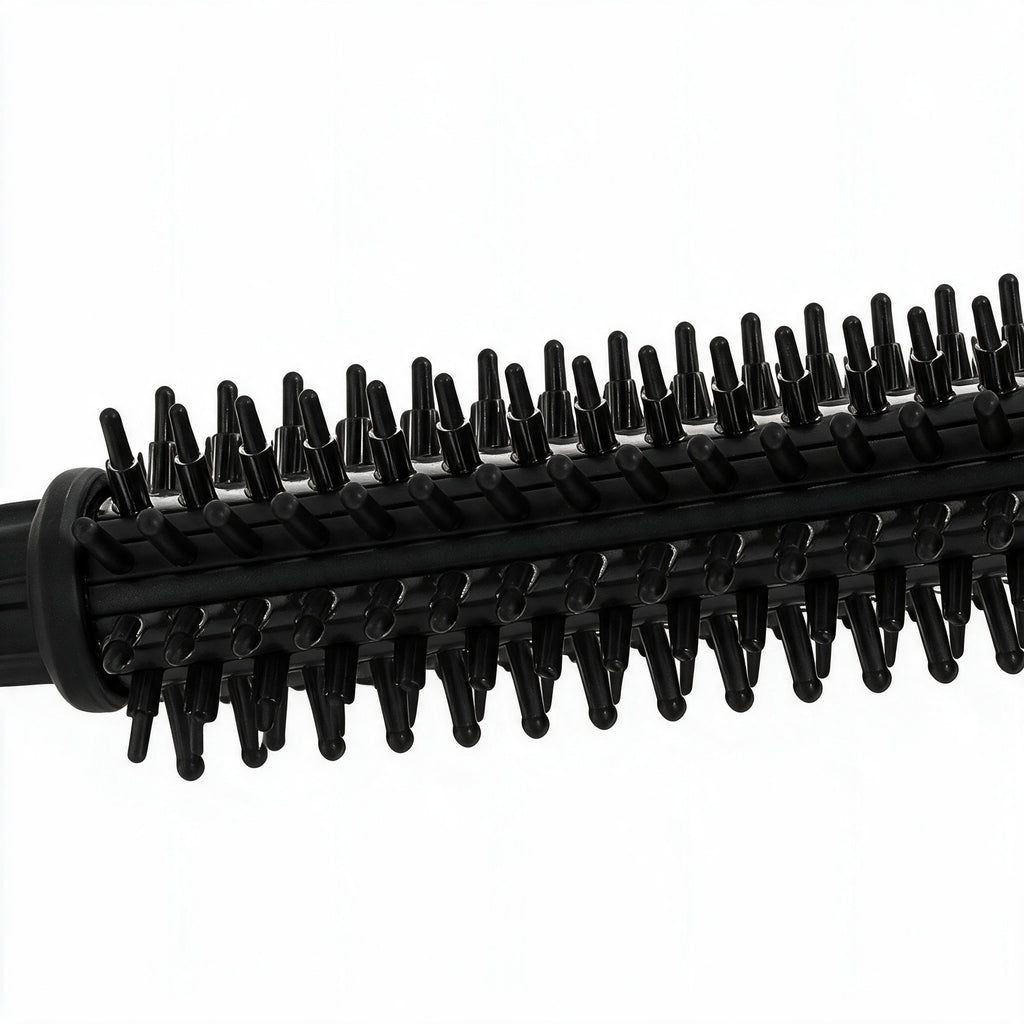 Wahl Ceramic Hot Brush 19mm Barrel Hair Styler Curls Waves 200°C Quick Heat New — bristle barrel close-up