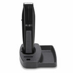 Wahl GroomEase Battery Performer Beard Trimmer Stubble Kit 5537-6217 New — the trimmer seated in its storage stand
