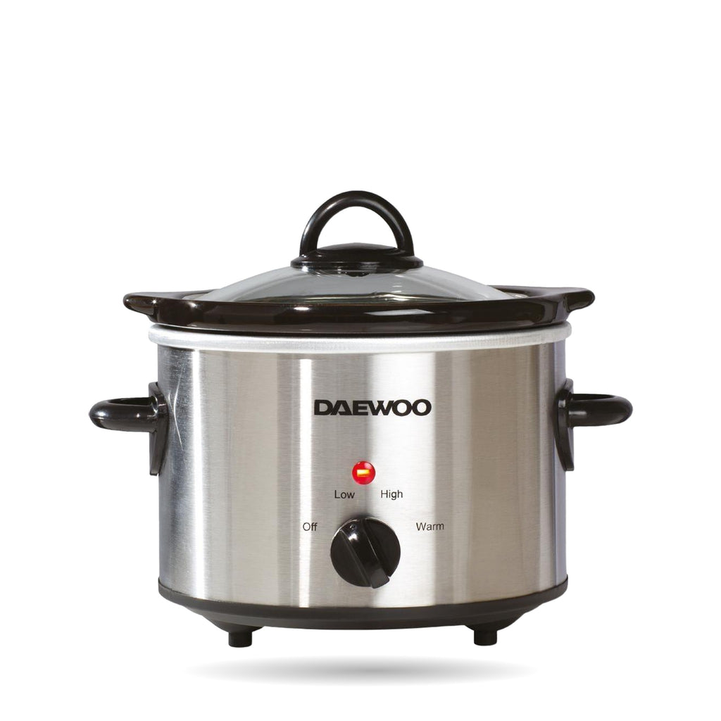 Daewoo 1.5L stainless steel slow cooker, photo 1