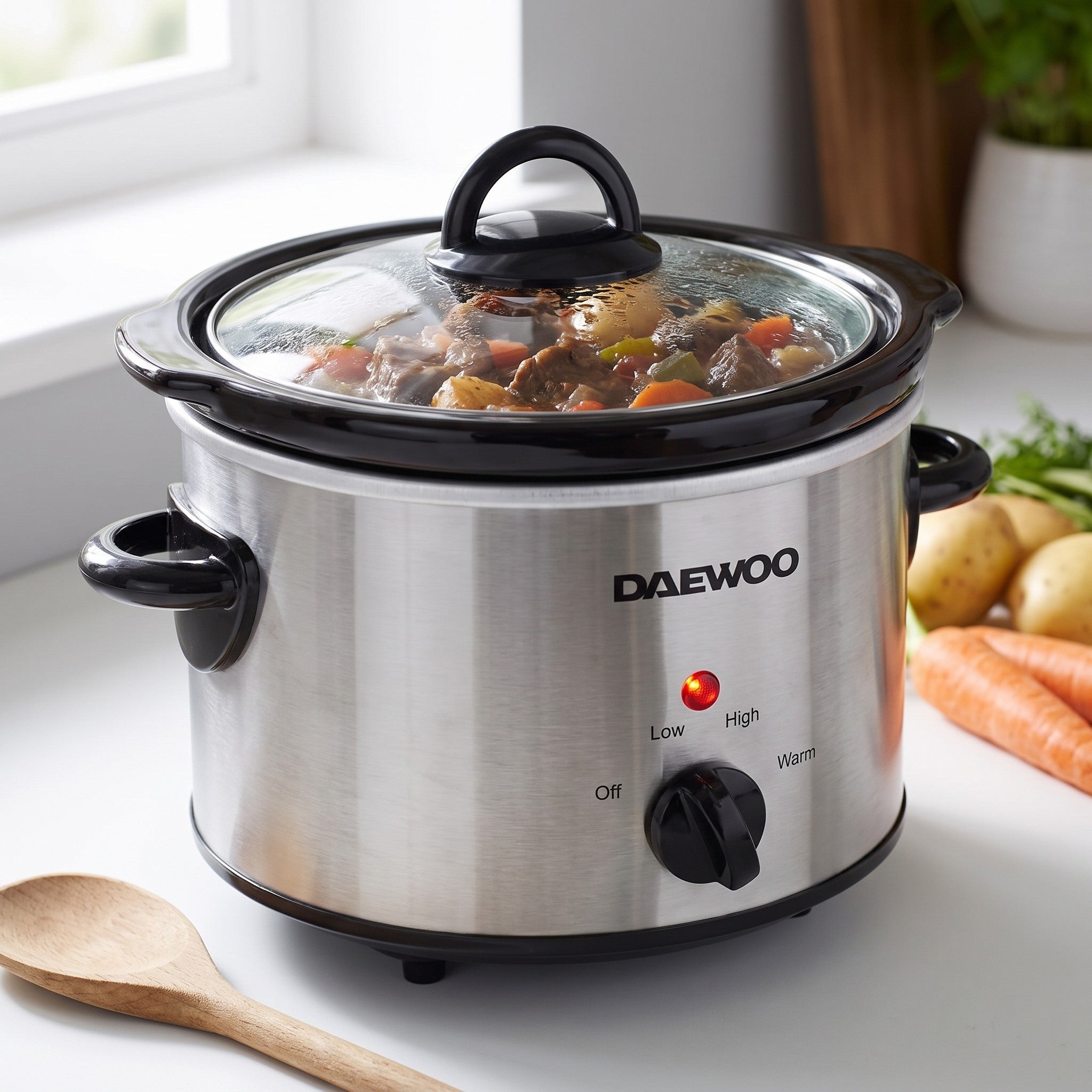 Daewoo 1.5L stainless steel slow cooker, photo 7