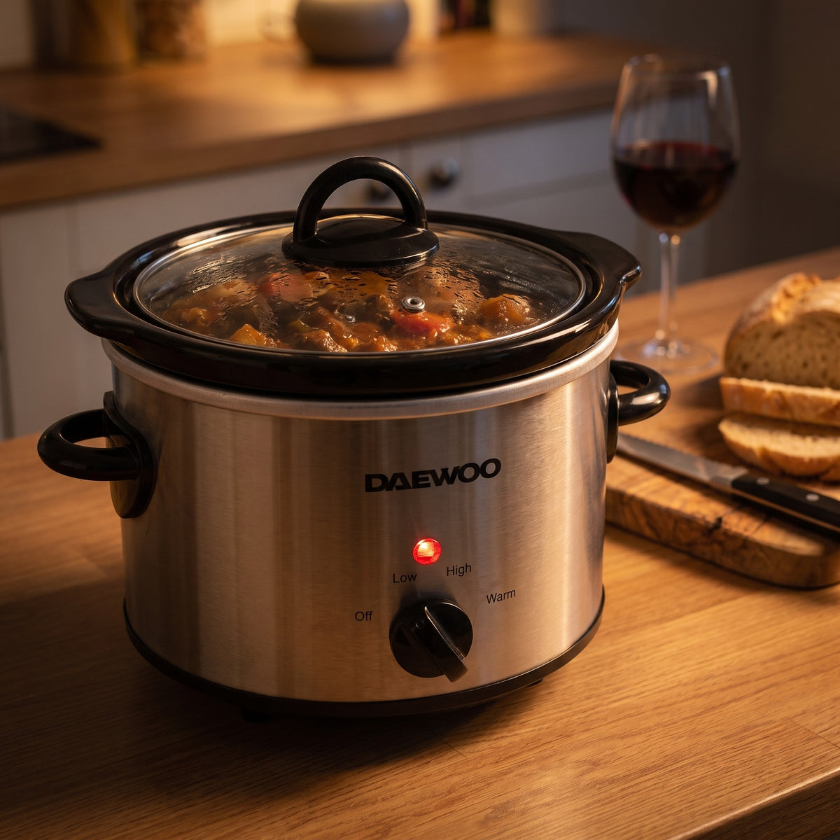 Daewoo 1.5L stainless steel slow cooker, photo 10