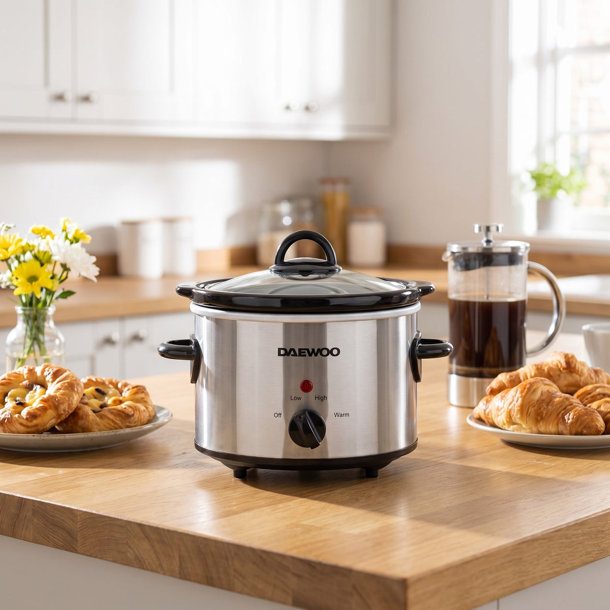 Daewoo 1.5L stainless steel slow cooker, photo 12