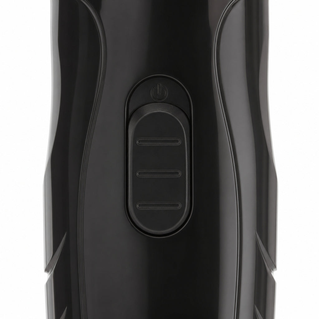 Wahl GroomEase Beard Trimmer Rechargeable 8 Lengths 0.5-12mm 9685-517 New — macro of the control switch