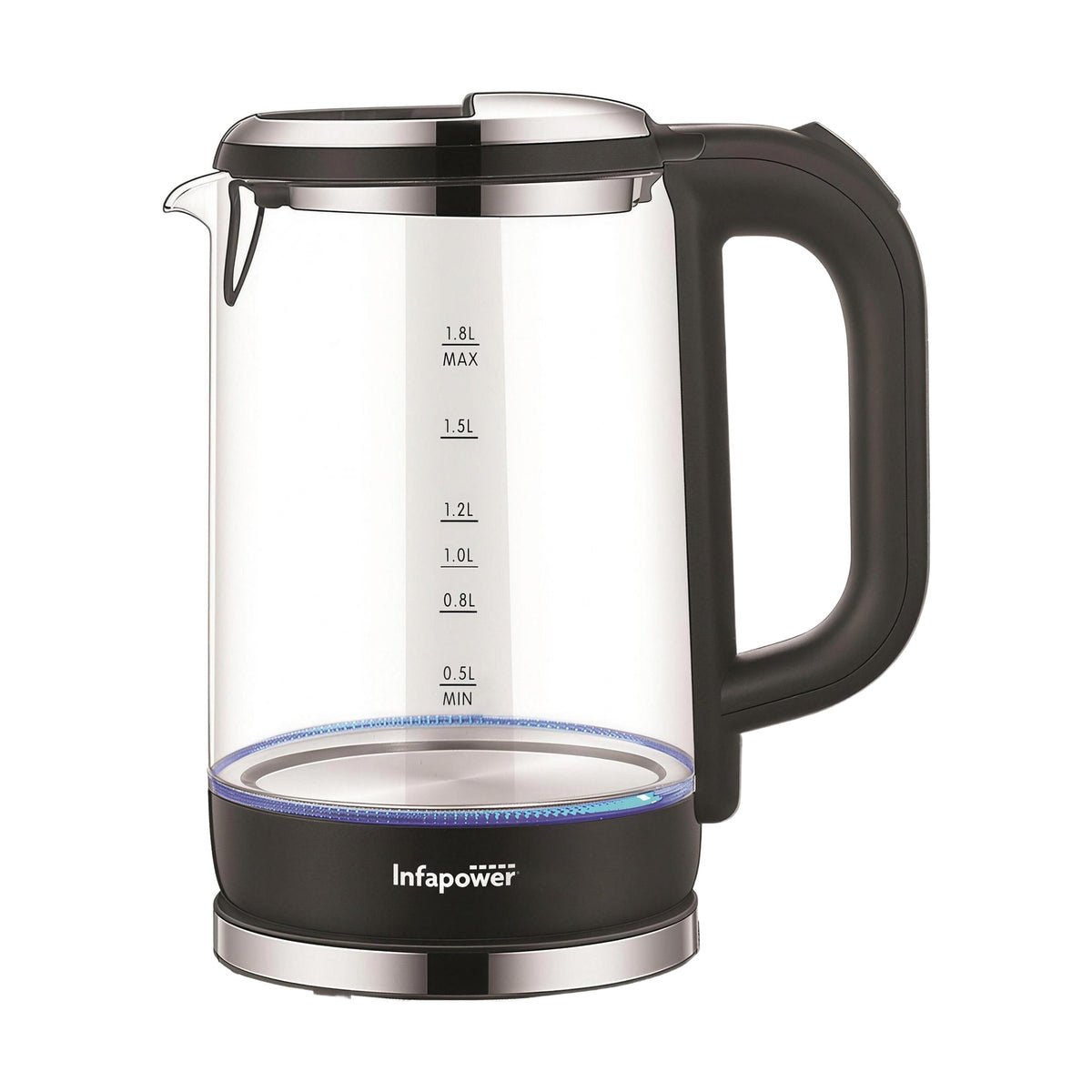 Infapower X507 glass cordless kettle, photo 1