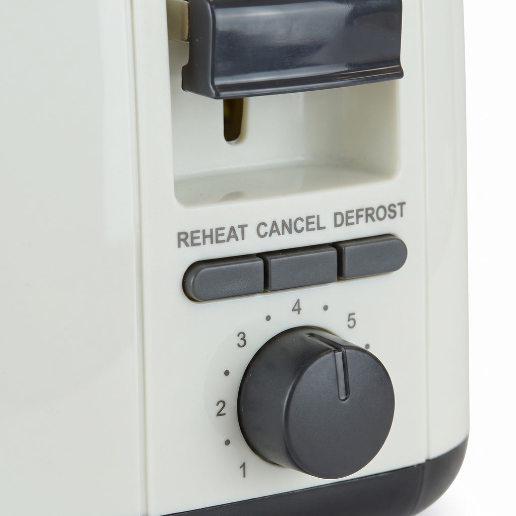 KitchenPerfected 4-slice extra-wide toaster, cream, photo 4