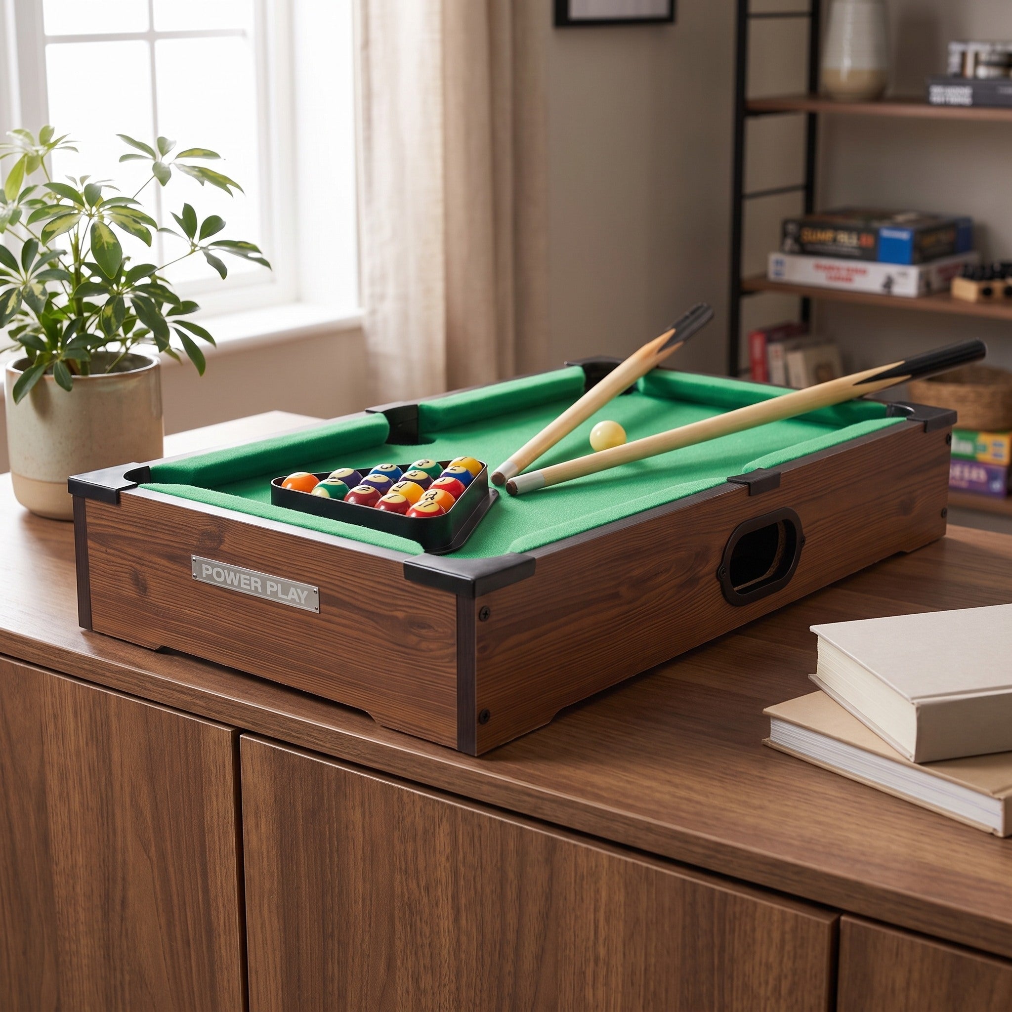 Power Play Kids Pool Billiard Snooker Indoor Table Top Game - 20", product photo 10