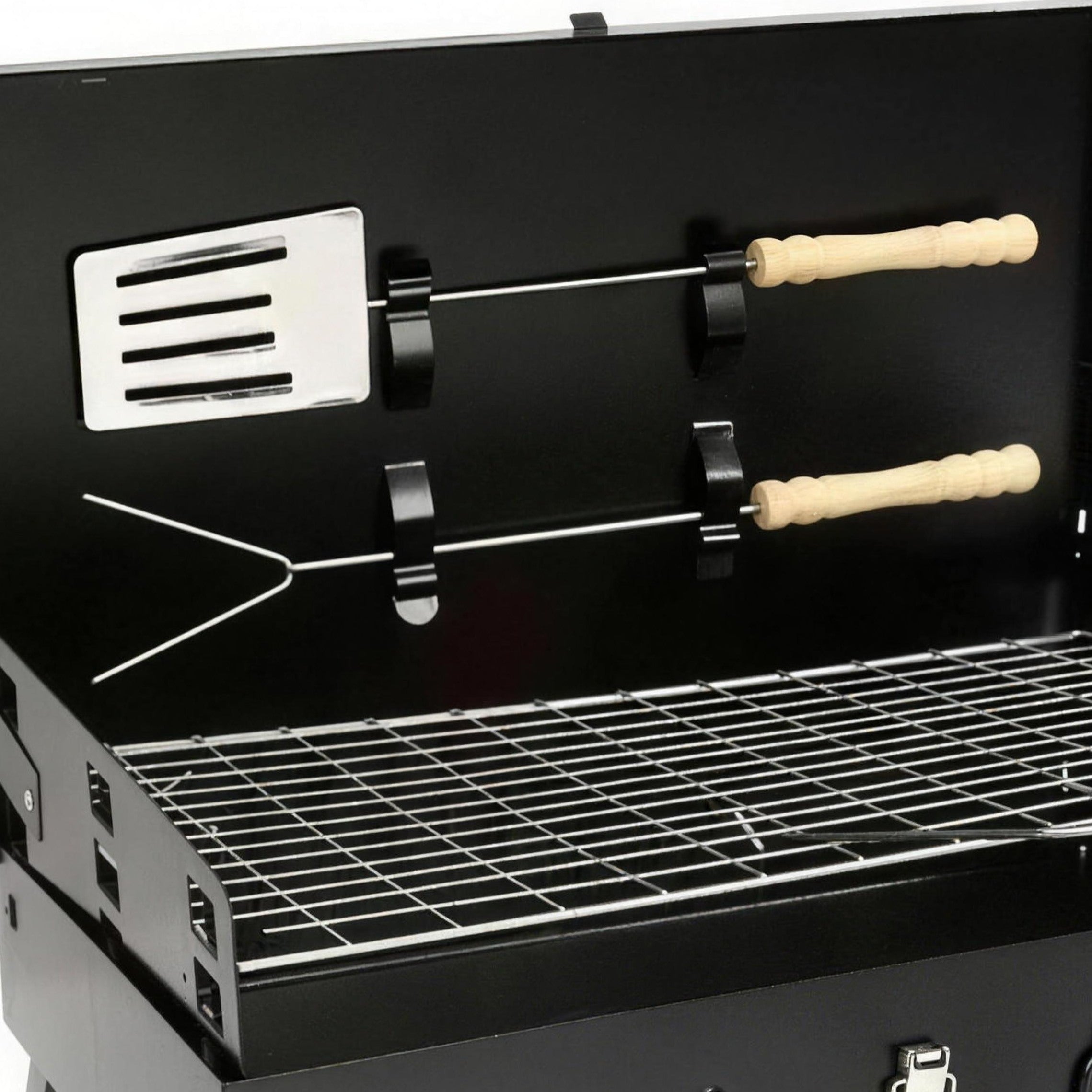 Redwood Charcoal BBQ Grill with Accessories - Portable Folding, product photo 3