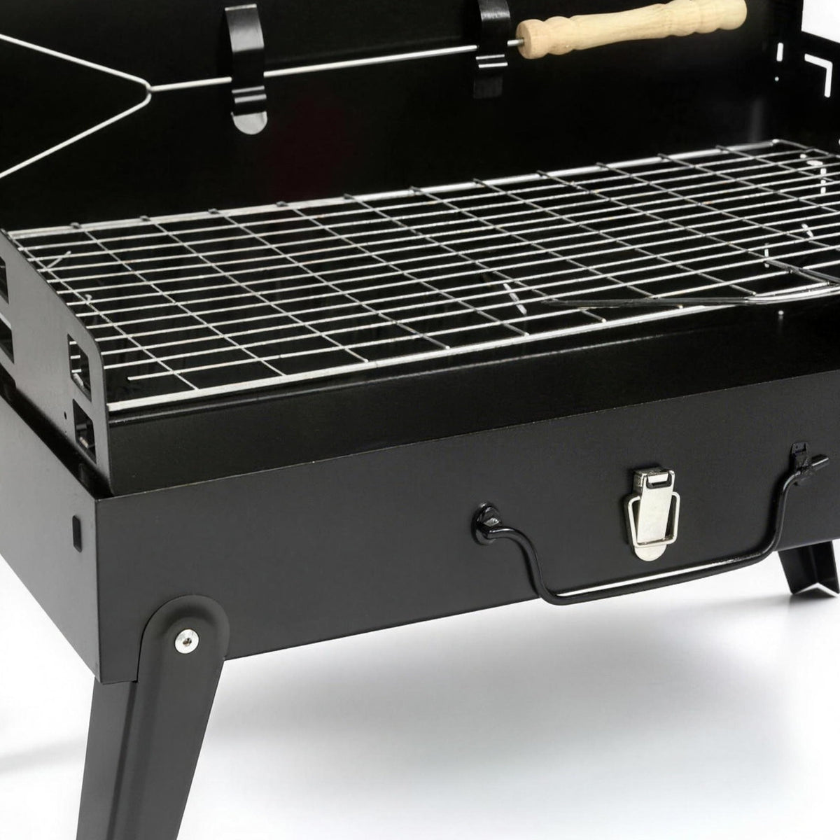 Redwood Charcoal BBQ Grill with Accessories - Portable Folding, product photo 4