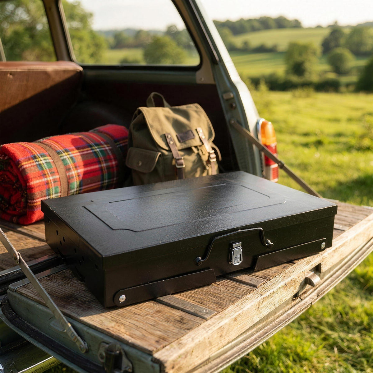 Redwood Charcoal BBQ Grill with Accessories - Portable Folding, product photo 11