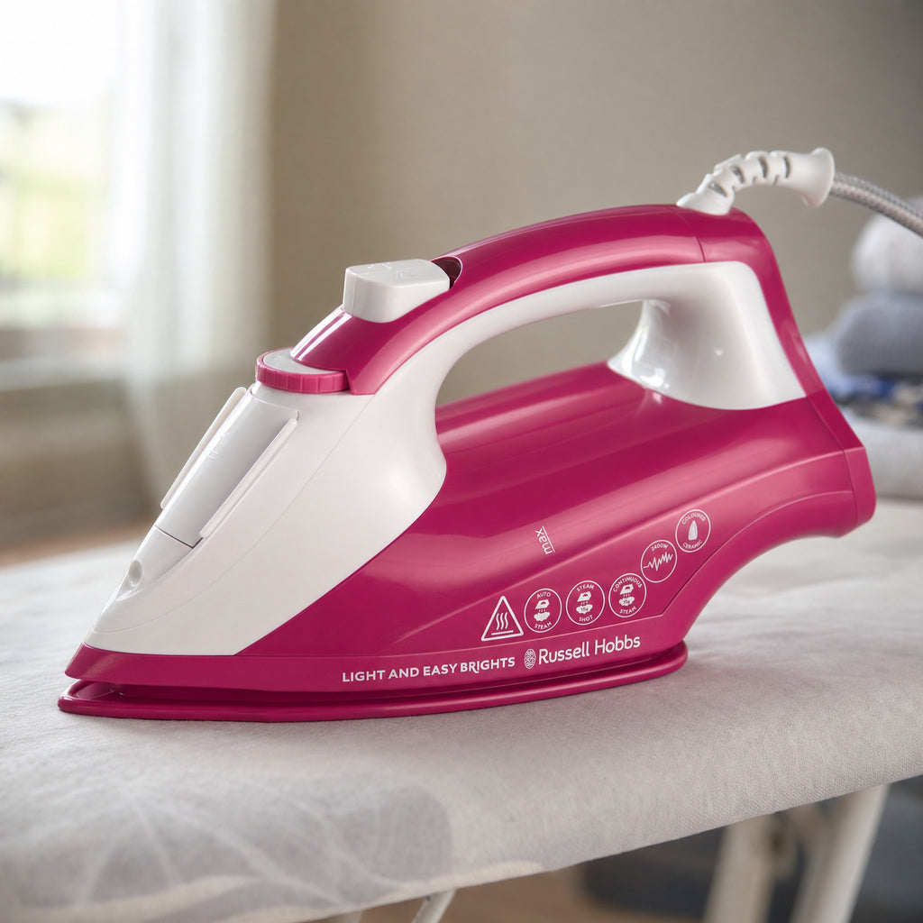 Russell Hobbs Light and Easy Brights steam iron, berry, photo 7
