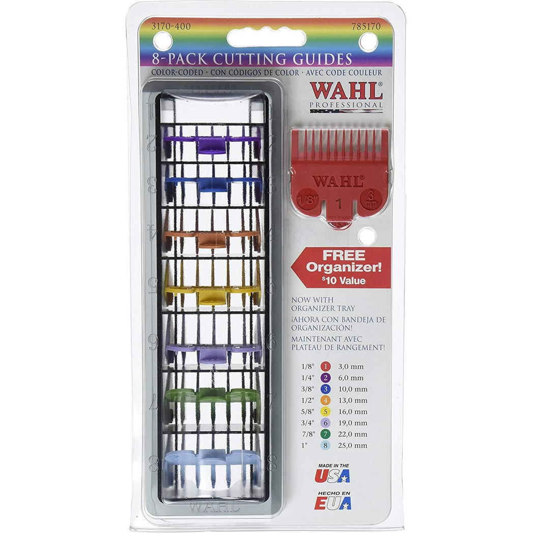 Wahl multi coloured comb set, product photo 2
